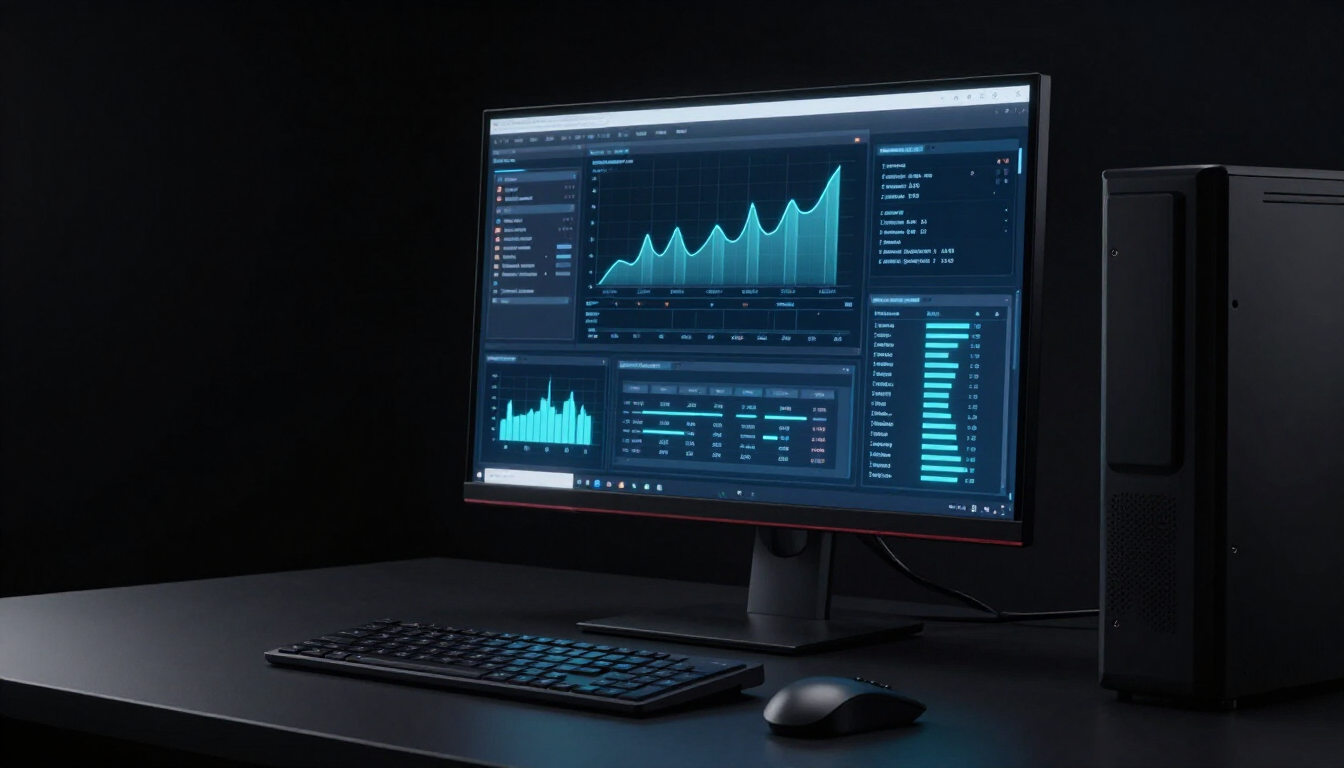 Analytics dashboard showing growth metrics